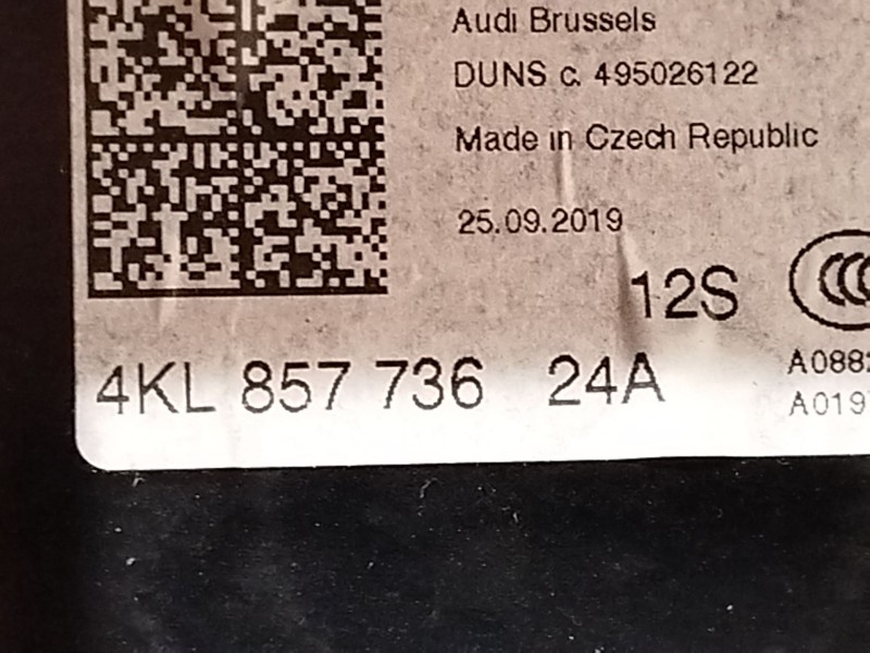 Recambio de kit airbag para audi e-tron (gen) 50 quattro referencia OEM IAM 4KL85700124A 4KE880204D 4N0880201K6PS