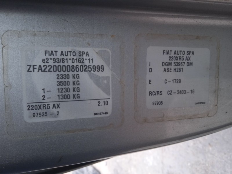 fiat scudo furgoneta (220_) del año 2003