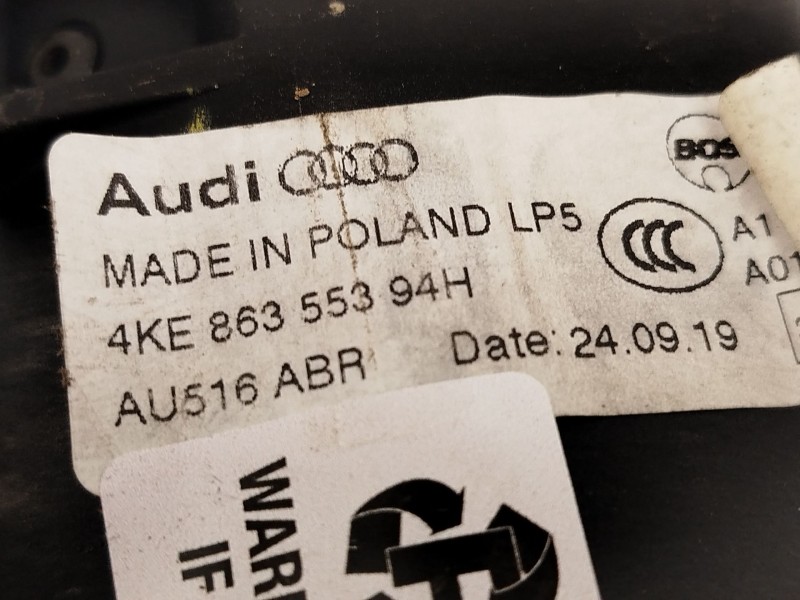 Recambio de bandeja trasera para audi e-tron (gen) 50 quattro referencia OEM IAM 4KE86355394H  