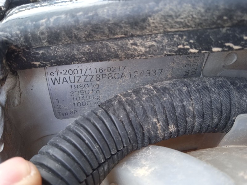 audi a3 sportback (8pa) del año 2012