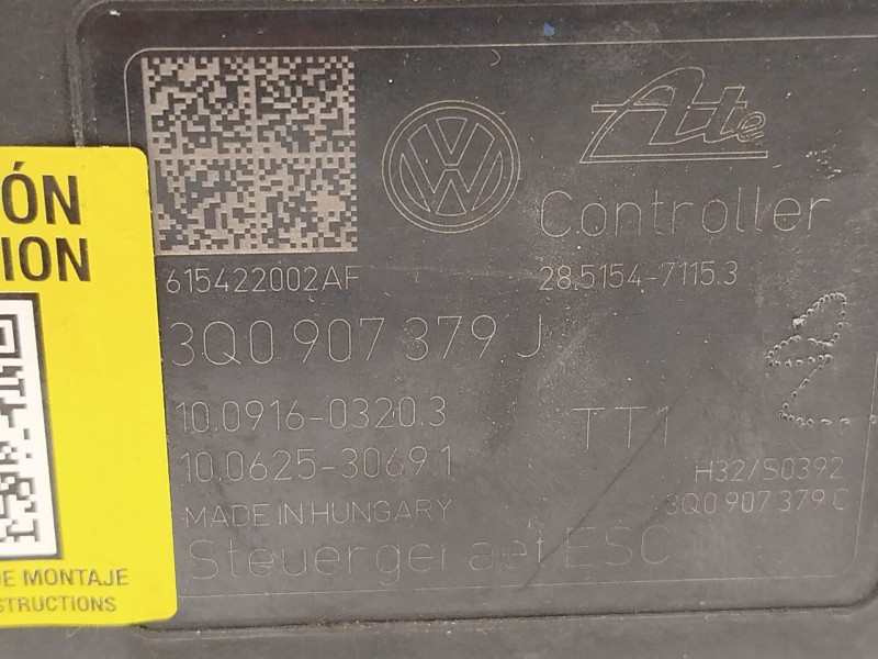 Recambio de abs para seat leon st (5f8) 1.6 tdi referencia OEM IAM 3Q0614517J 3Q0907379J 10022005504