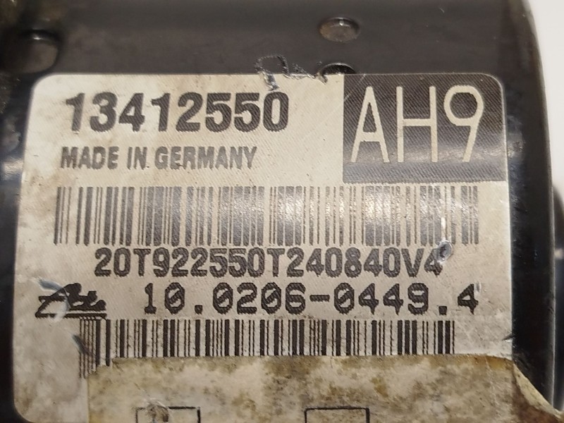 Recambio de abs para opel astra j (p10) 1.7 cdti (68) referencia OEM IAM 13412550 10096045843 10020604494