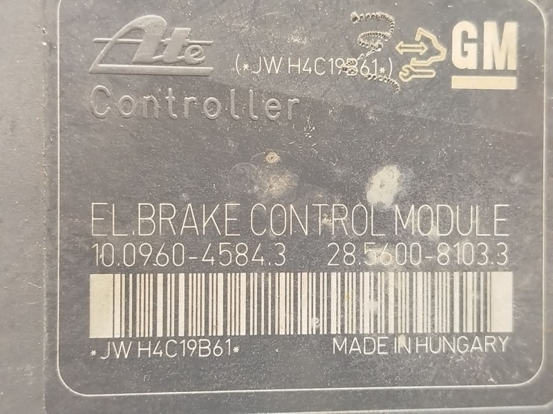 Recambio de abs para opel astra j (p10) 1.7 cdti (68) referencia OEM IAM 13412550 10096045843 10020604494