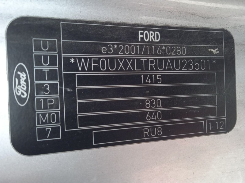 ford ka (ru8) del año 2010