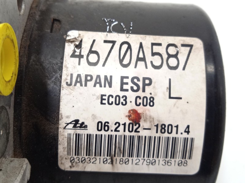 Recambio de abs para mitsubishi asx (ga0w) 1.8 di-d cat referencia OEM IAM 4670A587 06210958133 06210218014