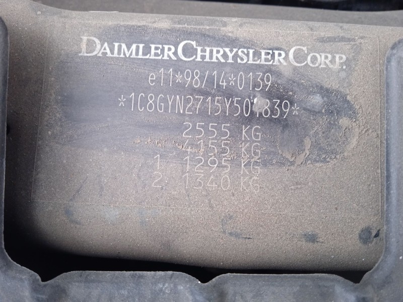 chrysler voyager iv (rg, rs) del año 2004