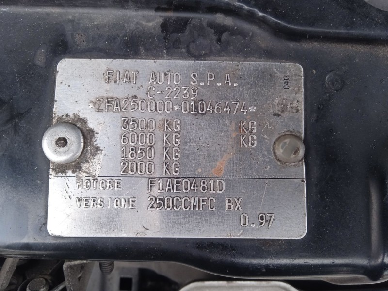 fiat ducato furgoneta (250_) del año 2006