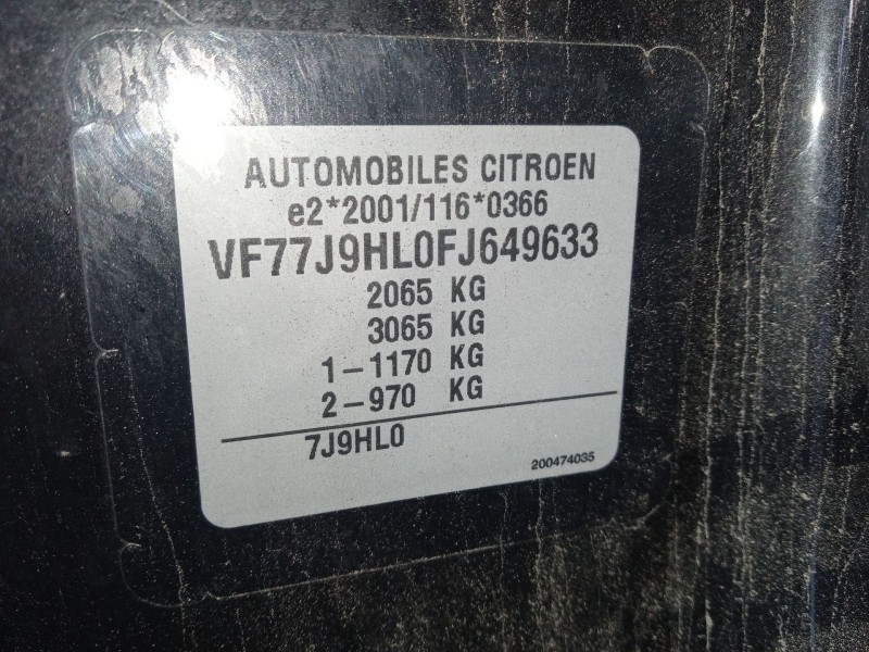 citroën berlingo multispace (b9) del año 2015