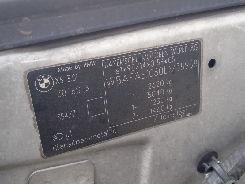 bmw x5 (e53) del año 2002