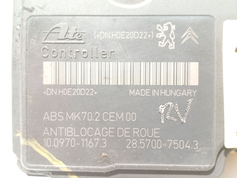 Recambio de abs para citroën c3 i (fc_, fn_) 1.4 hdi referencia OEM IAM 9666392580 28570075043 10020702004