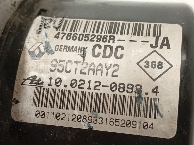 Recambio de abs para renault megane iii berlina 5 p dynamique referencia OEM IAM 476605296R 28561258413 10021208934