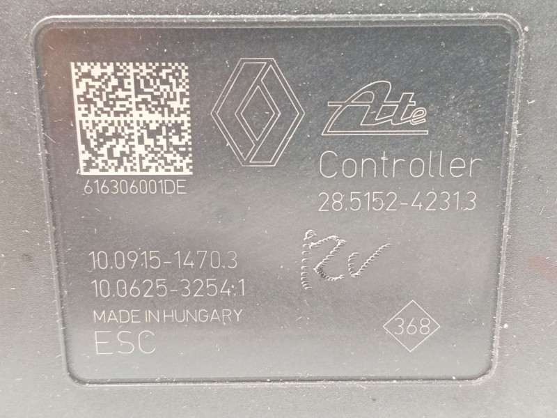 Recambio de abs para renault talisman zen referencia OEM IAM 476604349R 28515242313 10022007284