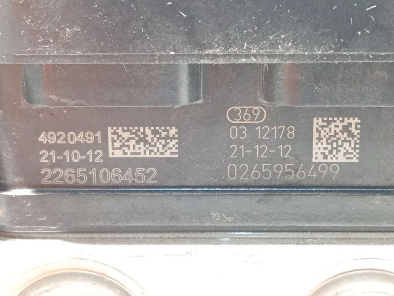 Recambio de abs para mg zs suv (azs1) 1.5 vti referencia OEM IAM 11037575 0265956499 970013