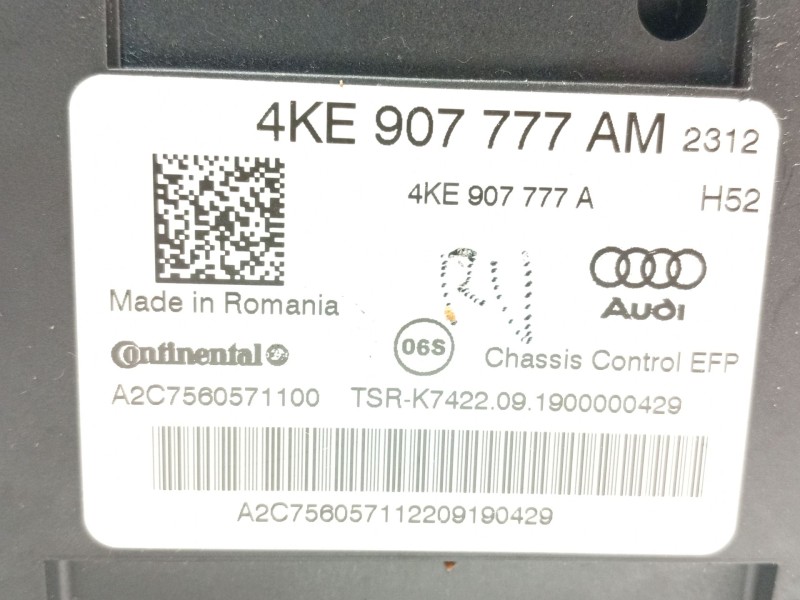 Recambio de modulo electronico para audi e-tron (gen) 50 quattro referencia OEM IAM 4KE907777AM 4KE907777AH 