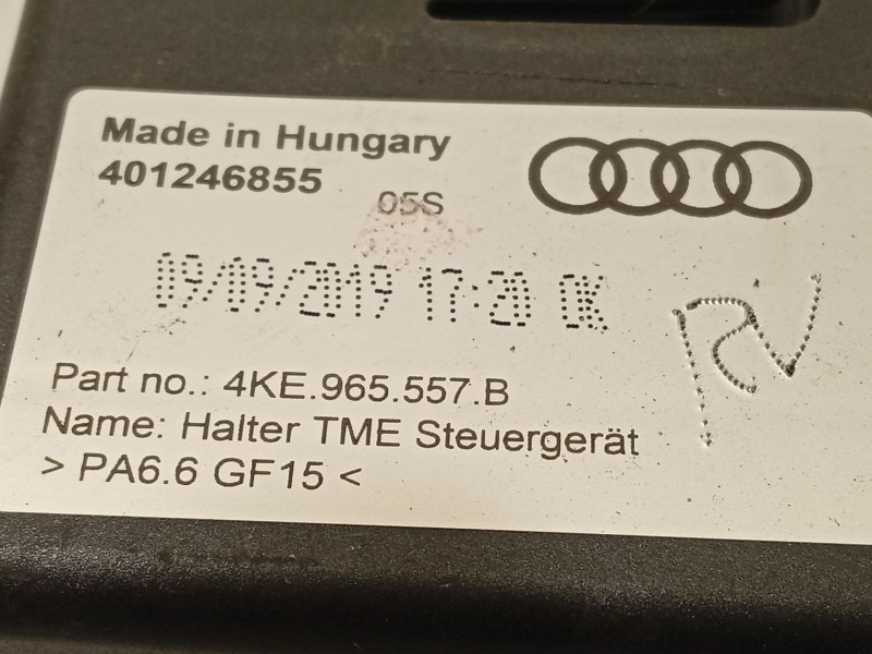 Recambio de modulo electronico para audi e-tron (gen) 50 quattro referencia OEM IAM 4KE965557B 4KE965429C 