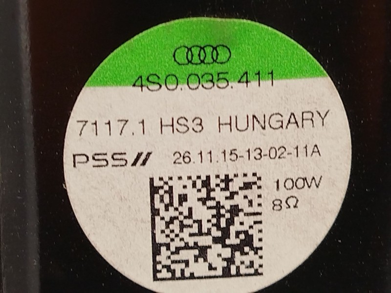 Recambio de altavoz para audi r8 (4s3, 4sp) 5.2 fsi quattro referencia OEM IAM 4S0035411  