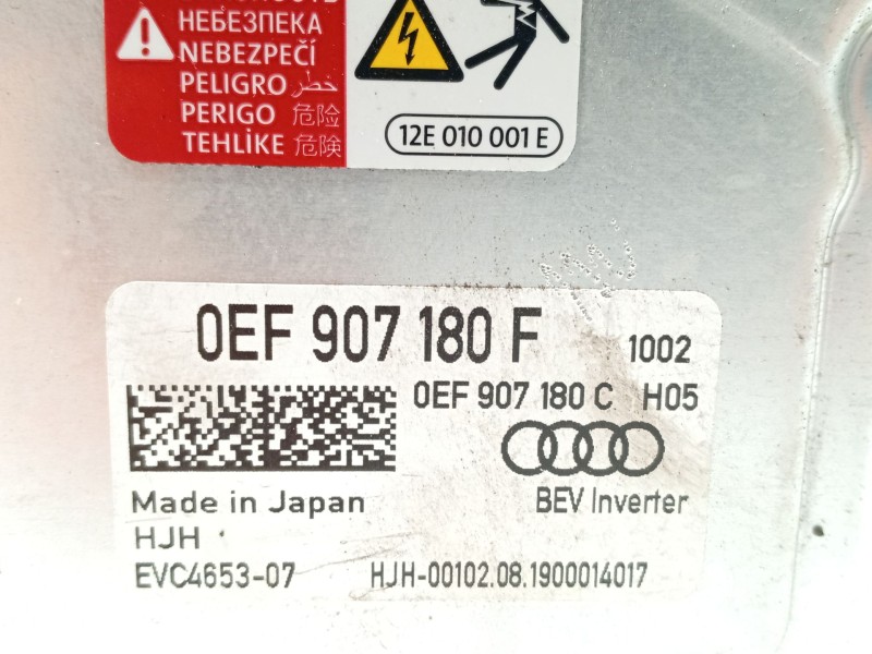 Recambio de convertidor potencia para audi e-tron (gen) 50 quattro referencia OEM IAM 0EF907180F 0EF907180C EVC4653