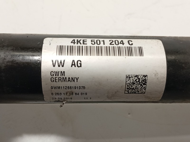 Recambio de transmision trasera derecha para audi e-tron (gen) 50 quattro referencia OEM IAM 4KE501204C  