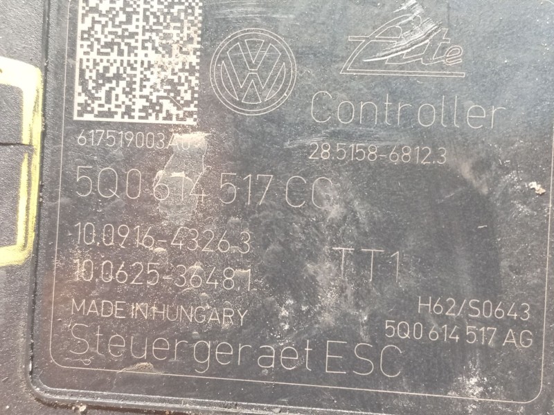 Recambio de abs para volkswagen golf vii lim. (5g1) comfortline bluemotion referencia OEM IAM 5Q0614517CG 28515868123 1002200998