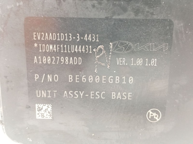 Recambio de abs para kia stonic (yb) 1.0 t-gdi referencia OEM IAM 58910H8580 BH6013EV01 BE600EGB10