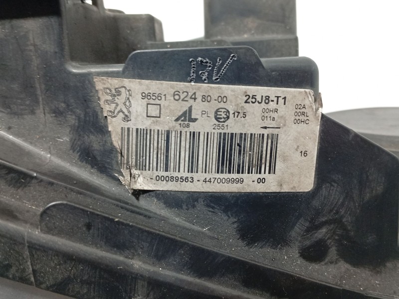 Recambio de faro derecho para peugeot 308 i (4a_, 4c_) 1.6 hdi referencia OEM IAM 9656162480 6206F5 