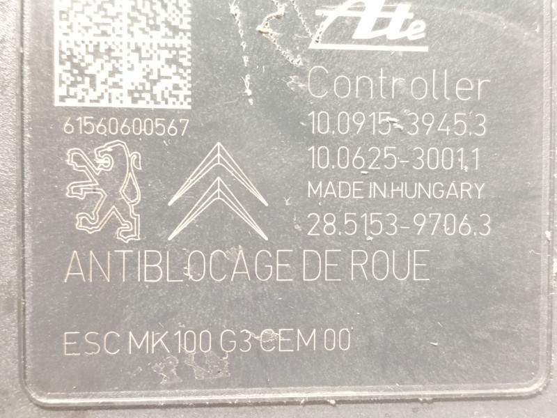 Recambio de abs para citroën c3 collection referencia OEM IAM 9812847780 28515397063 10022004964