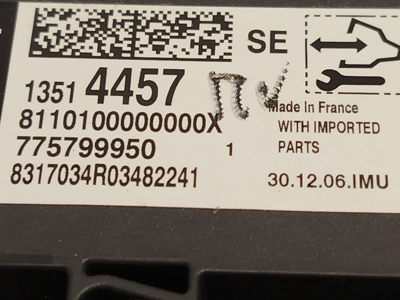 Recambio de centralita airbag para opel astra k lim. 5türig gsi line start/stop referencia OEM IAM 13514457  775799950