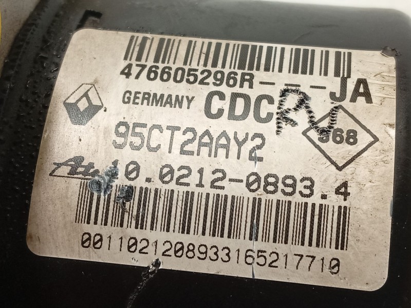 Recambio de abs para renault megane iii berlina 5 p limited referencia OEM IAM 476605296R 28561258413 10021208934