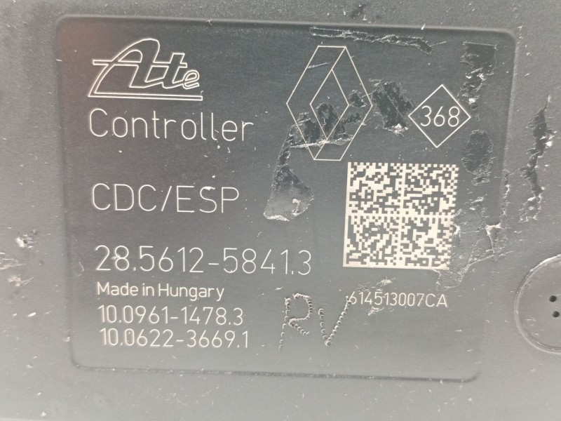 Recambio de abs para renault scénic iii (jz0/1_) 1.5 dci referencia OEM IAM 476605296R 28561258413 10021208934