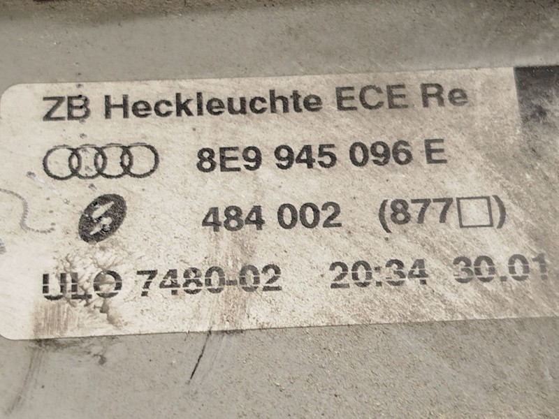 Recambio de piloto trasero derecho para audi a4 b7 avant (8ed) 2.0 tdi quattro referencia OEM IAM 8E9945096E  