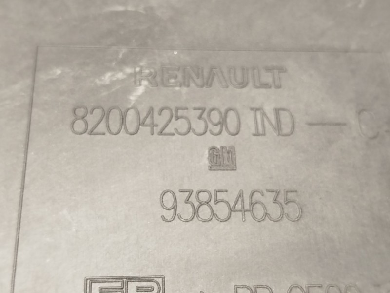 Recambio de cubrecarter para renault trafic ii furgoneta (fl) 1.9 dci 100 (fl0c) referencia OEM IAM 8200425390 93854635 