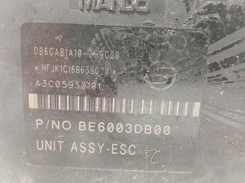 Recambio de abs para ssangyong tivoli 1.6 xdi 160 referencia OEM IAM 4892035800 BH6014DB00 BE6003DB00