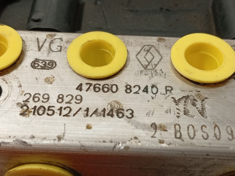 Recambio de abs para renault kadjar limited referencia OEM IAM 476608240R 0265956527 269829