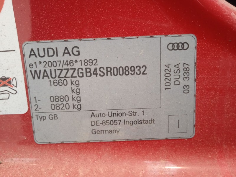 audi a1 sportback (gba) del año 2024