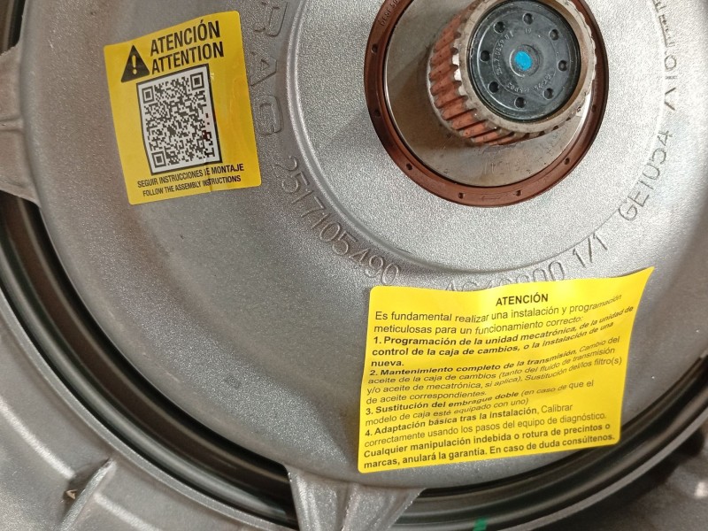 Recambio de caja cambios para renault grand scénic iv (r9_) 1.5 dci 110 referencia OEM IAM DW5003 320105896R 