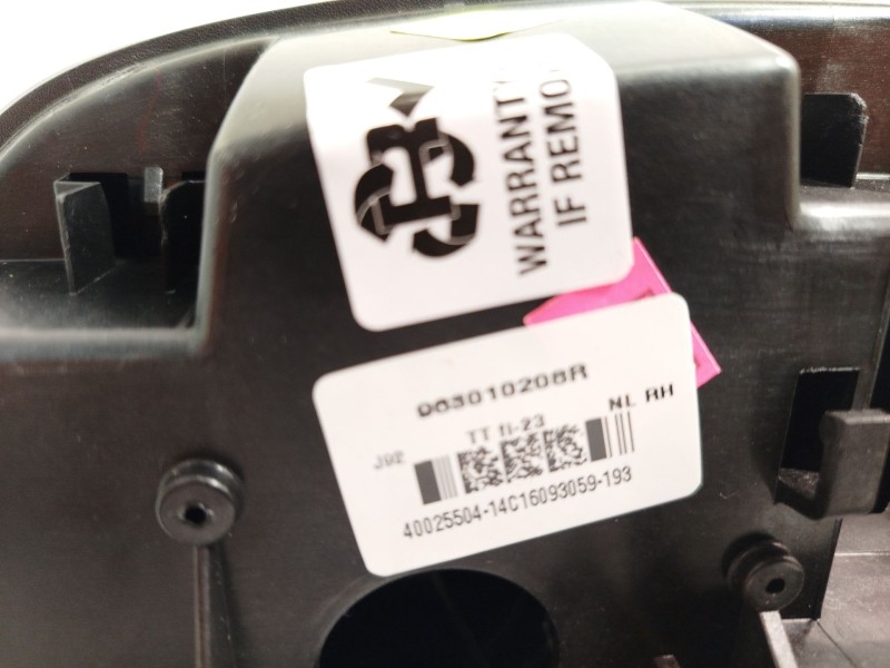 Recambio de retrovisor derecho para dacia dokker monospace (ke_) 1.6 lpg referencia OEM IAM 963010208R  