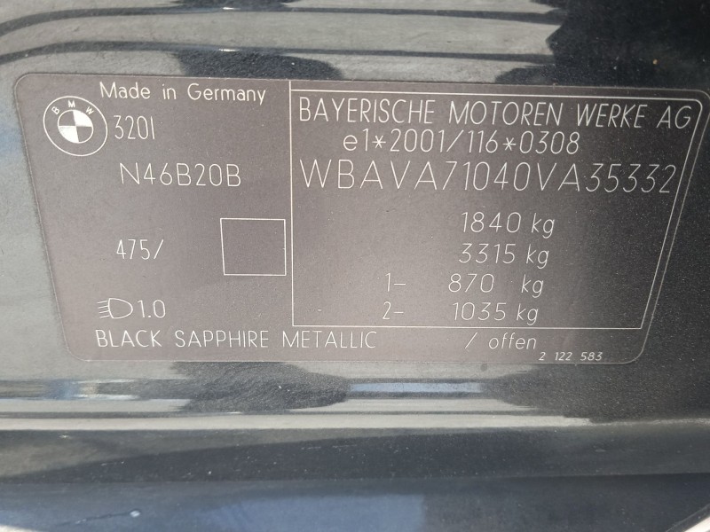 bmw 3 (e90) del año 2005