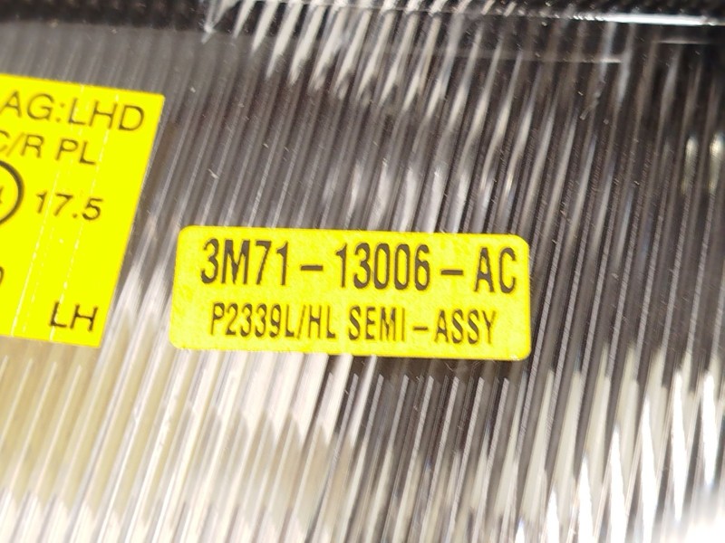 Recambio de faro izquierdo para mazda 2 (dy) 1.6 referencia OEM IAM 3M7113W030AG DD10510L0B 