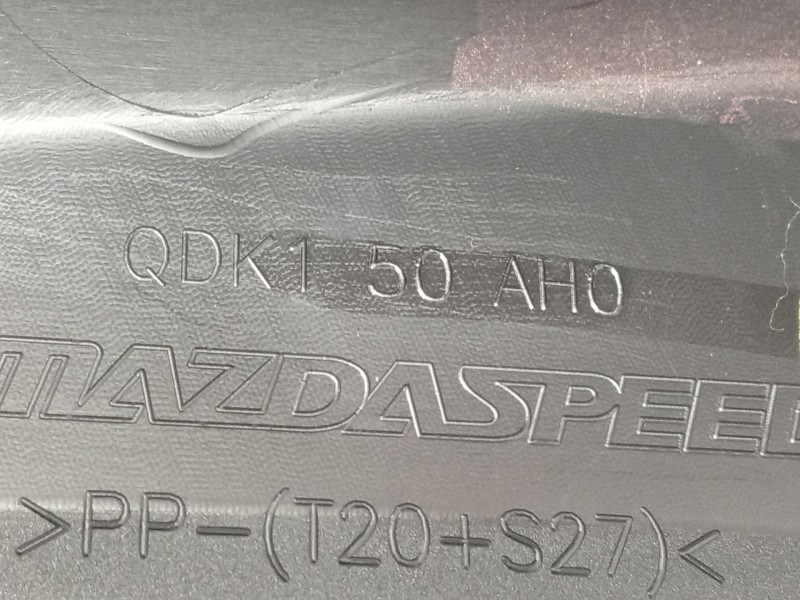 Recambio de spoiler paragolpes delantero para mazda cx-3 (dk) 1.5 skyactiv-d (dk2ws) referencia OEM IAM QDKE50AH062  