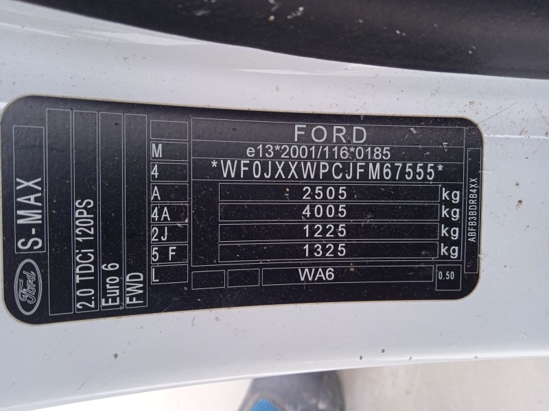 ford s-max (cj, wa6) del año 2015