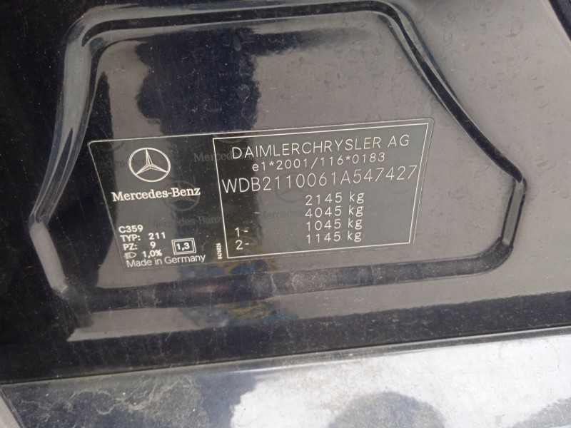 mercedes-benz clase e (w211) del año 2004