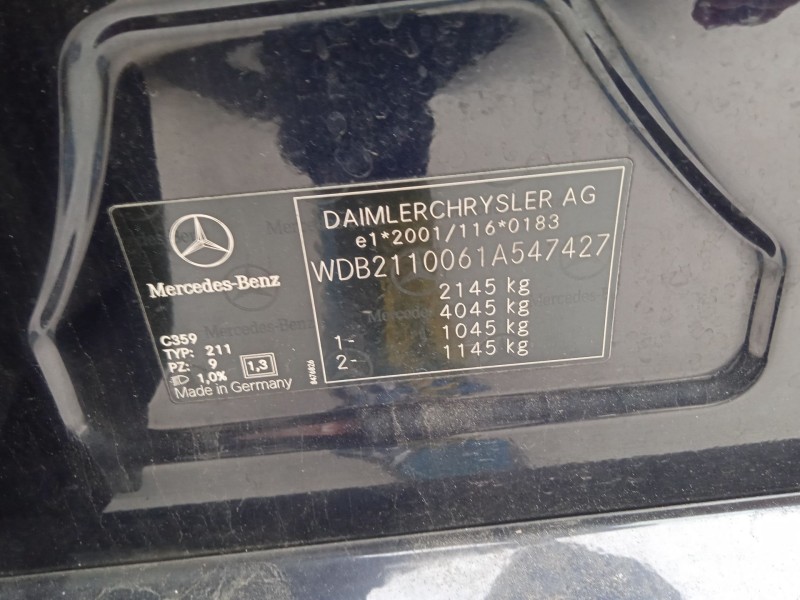 mercedes-benz clase e (w211) del año 2004