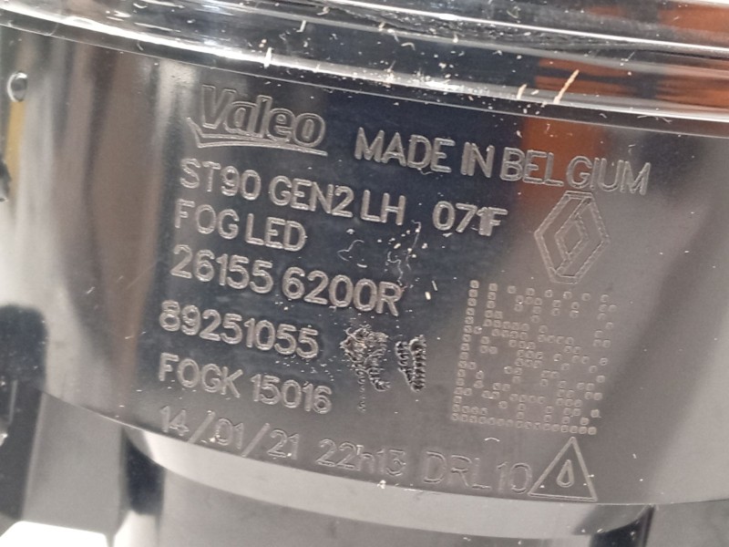 Recambio de faro antiniebla izquierdo para renault kadjar (ha_, hl_) 1.5 blue dci 115 referencia OEM IAM 261556200R  