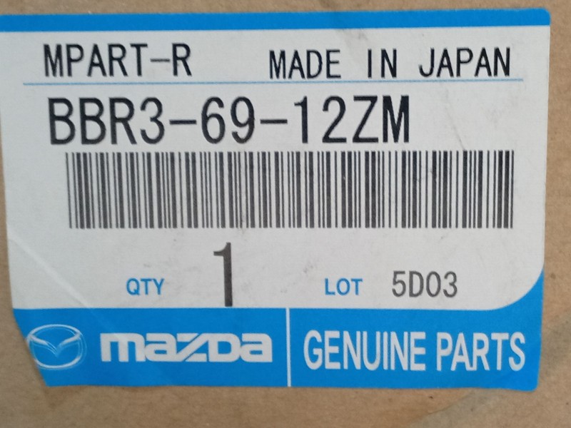Recambio de retrovisor derecho para mazda 3 sedán (bl) 2.2 mzr cd (bl10) referencia OEM IAM BBR36912ZM  