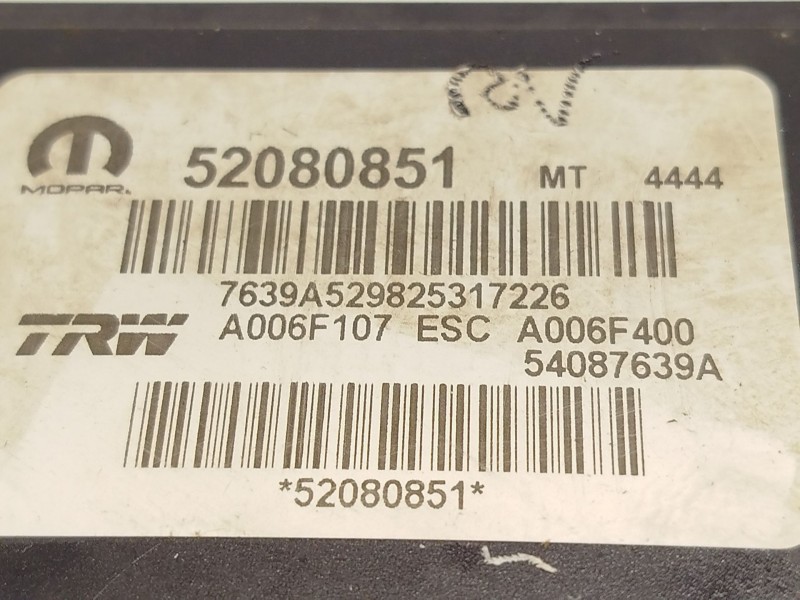 Recambio de abs para fiat 500x (334_) 1.6 (334axe1a) referencia OEM IAM 52080851 A006F400 54087639A