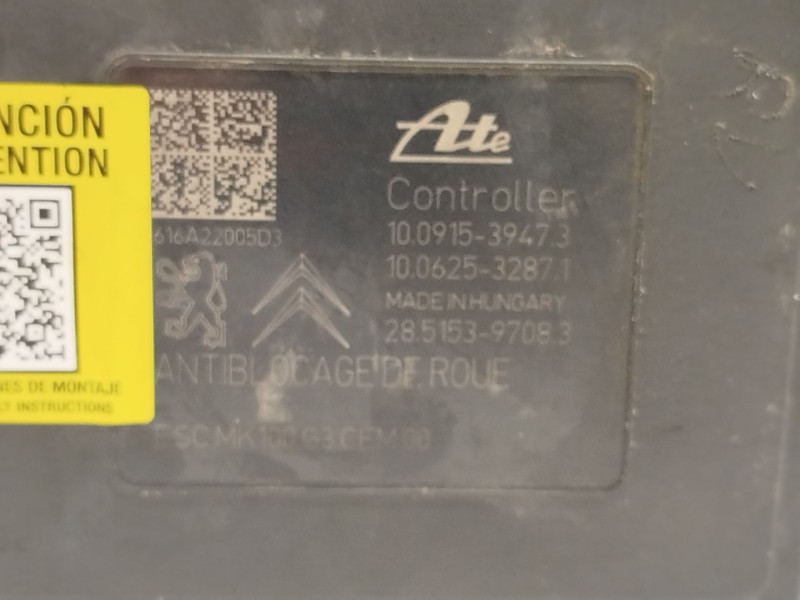 Recambio de abs para peugeot 208 style referencia OEM IAM 9817031680 10091539473 10022008814