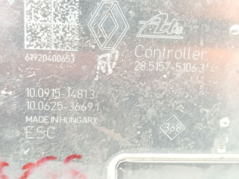 Recambio de abs para renault scenic iv zen referencia OEM IAM 476608658R 28515751063 10022010274