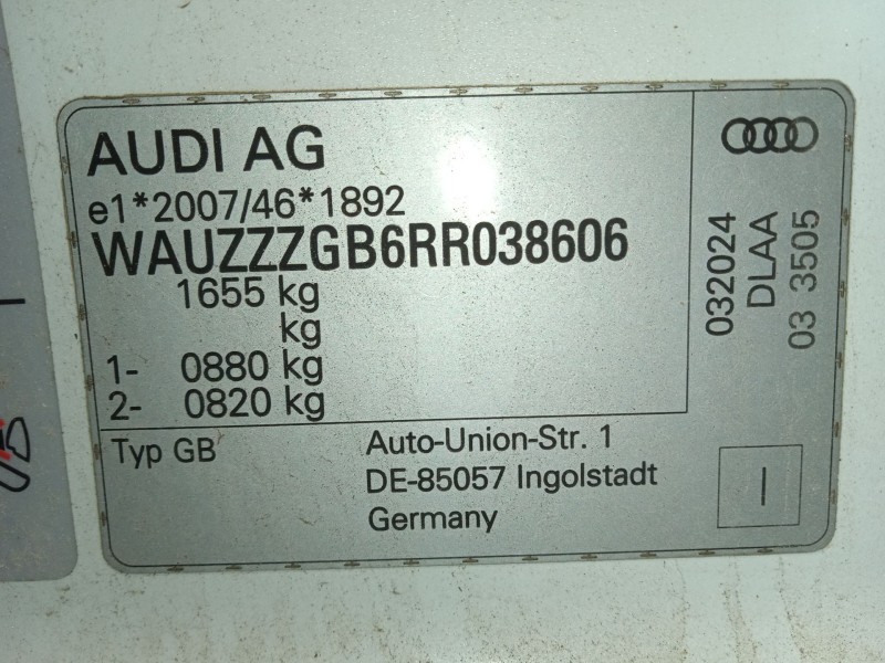 audi a1 sportback (gba) del año 2024