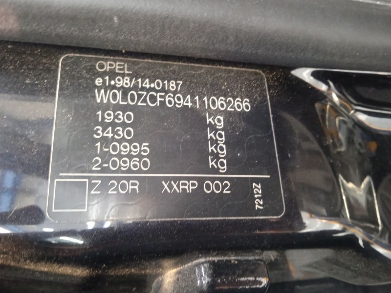 opel vectra c (z02) del año 2004