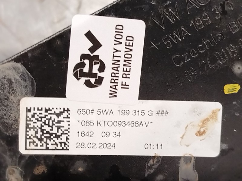 Recambio de puente delantero para volkswagen t-roc (a11, d11) 1.0 tsi referencia OEM IAM 5WA199315G 5WA199315F 